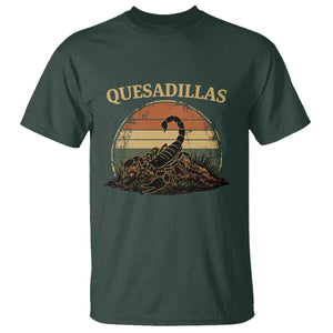 Quesadillas Scorpion T Shirt Southwestern Desert Food TS14 Dark Forest Green Print Your Wear