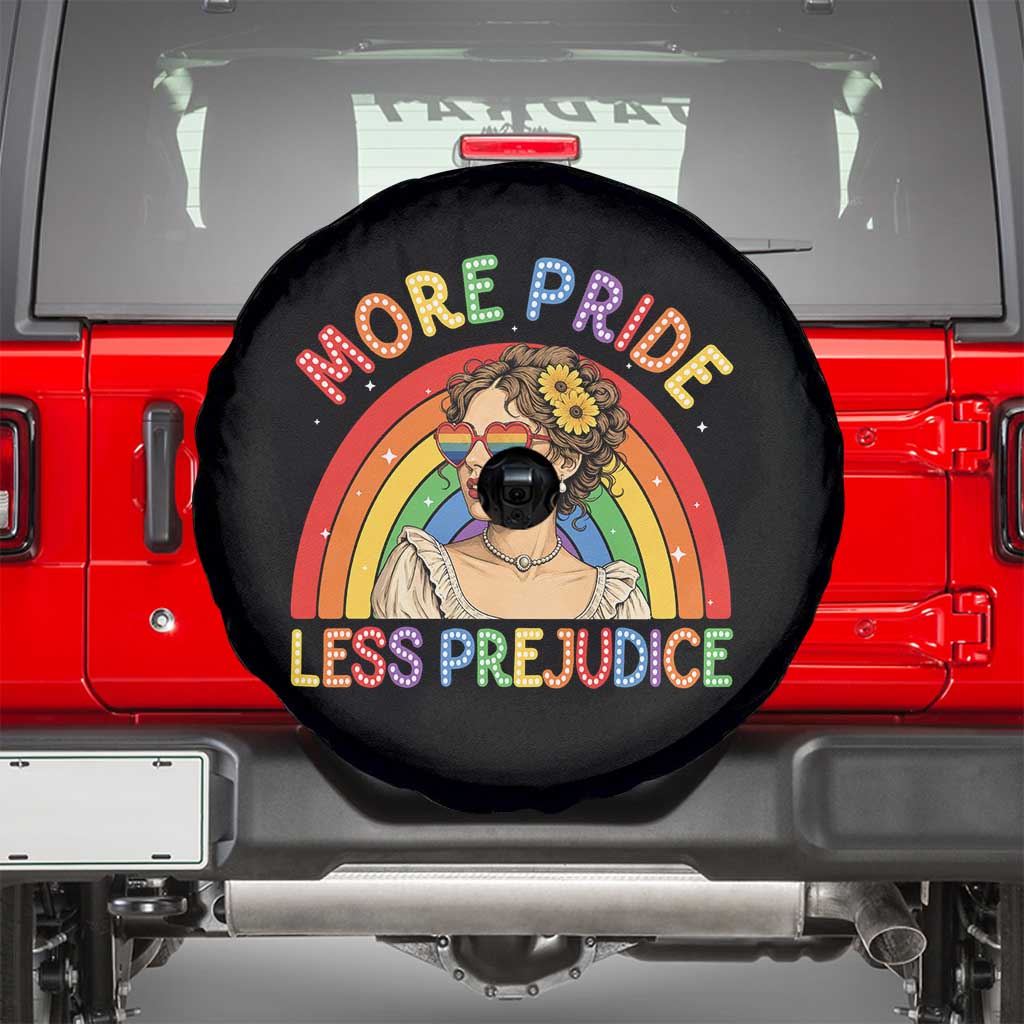 More Pride Less Prejudice Spare Tire Cover Pride Month LGBTQ Gay Lesbian