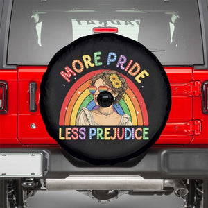 More Pride Less Prejudice Spare Tire Cover Pride Month LGBTQ Gay Lesbian