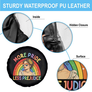 More Pride Less Prejudice Spare Tire Cover Pride Month LGBTQ Gay Lesbian