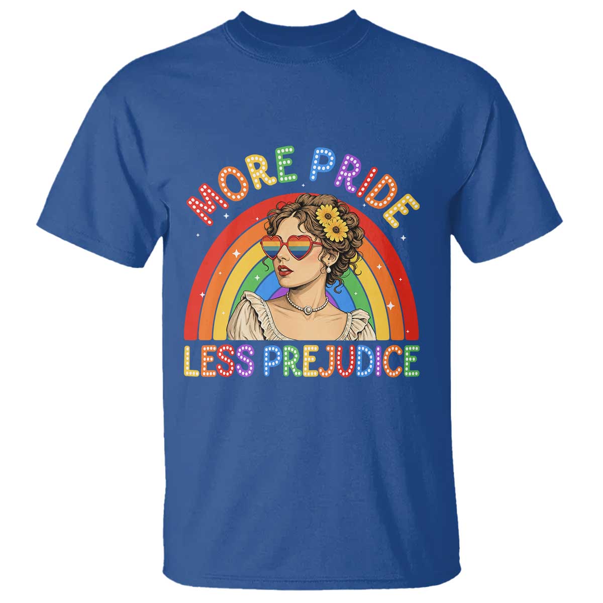 More Pride Less Prejudice T Shirt Pride Month LGBTQ Gay Lesbian