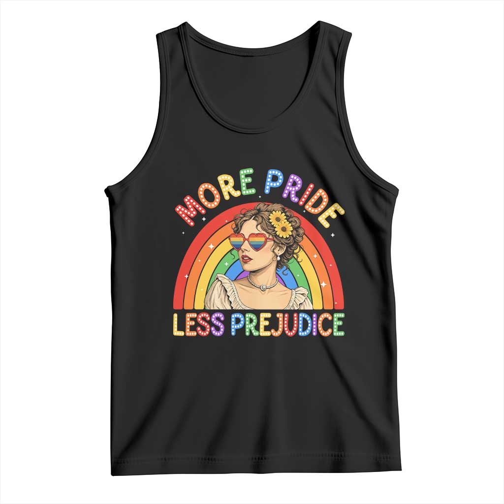 More Pride Less Prejudice Tank Top Pride Month LGBTQ Gay Lesbian