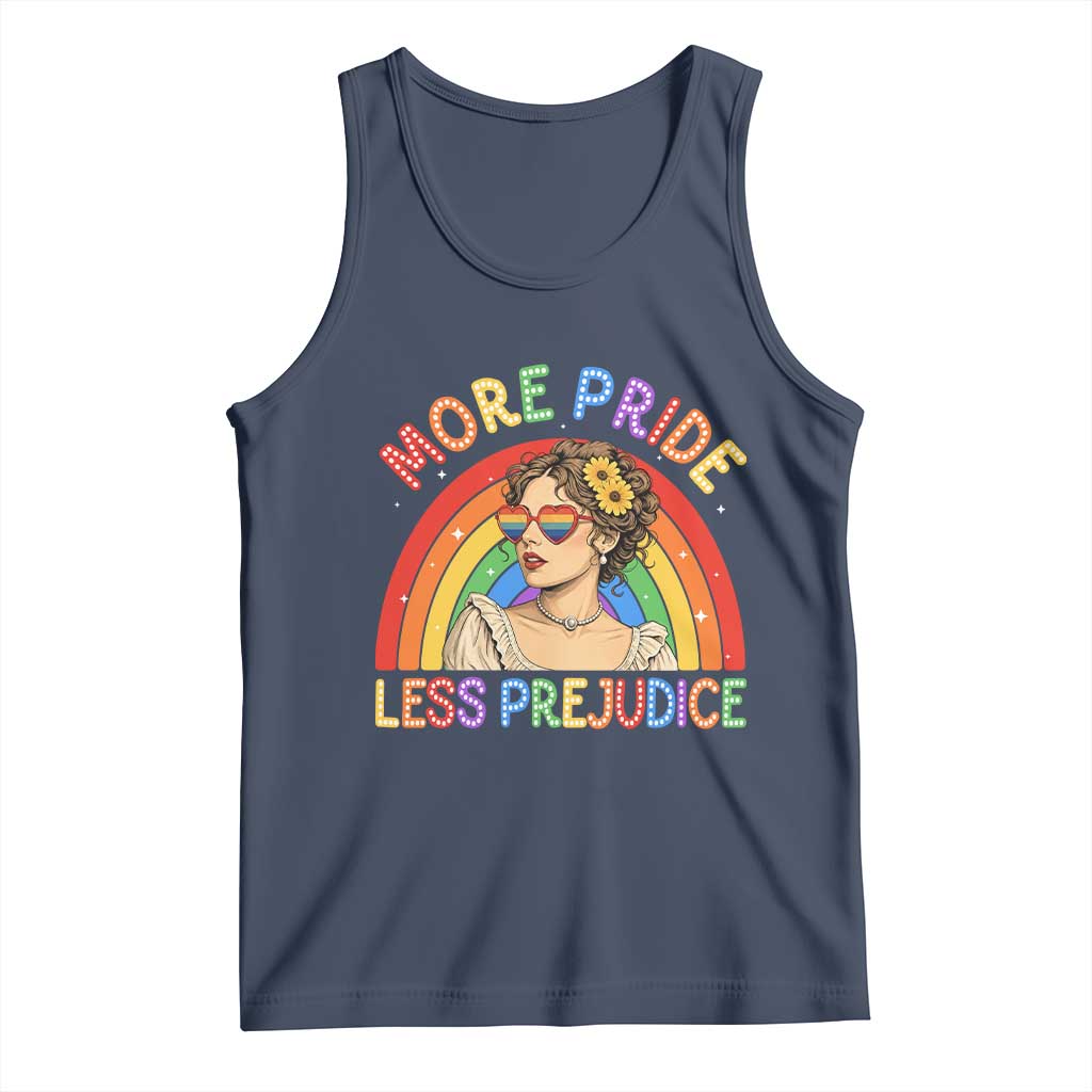 More Pride Less Prejudice Tank Top Pride Month LGBTQ Gay Lesbian