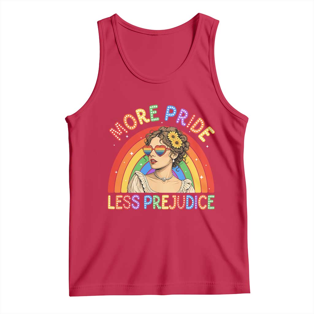 More Pride Less Prejudice Tank Top Pride Month LGBTQ Gay Lesbian