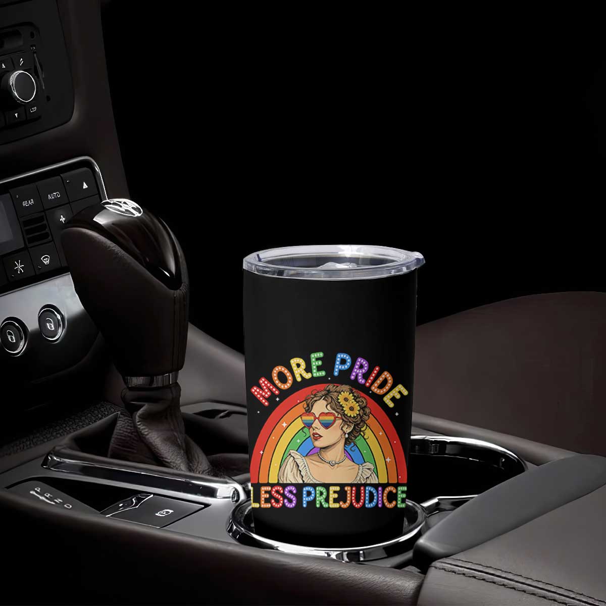 More Pride Less Prejudice Tumbler Cup Pride Month LGBTQ Gay Lesbian