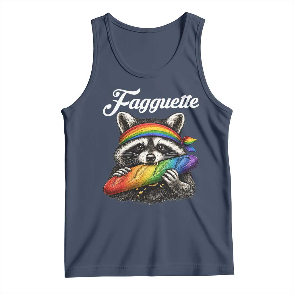 Faguette LGBTQ Tank Top Funny Pride Raccoon Rainbow