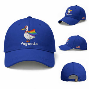 Faguette LGBTQ Baseball Cap Funny Pride Goose Rainbow