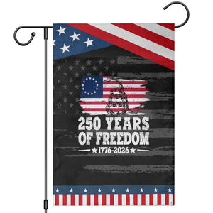 250 Years Of Freedom Patriotic Garden Flag Gadsden Flag American Patriot US