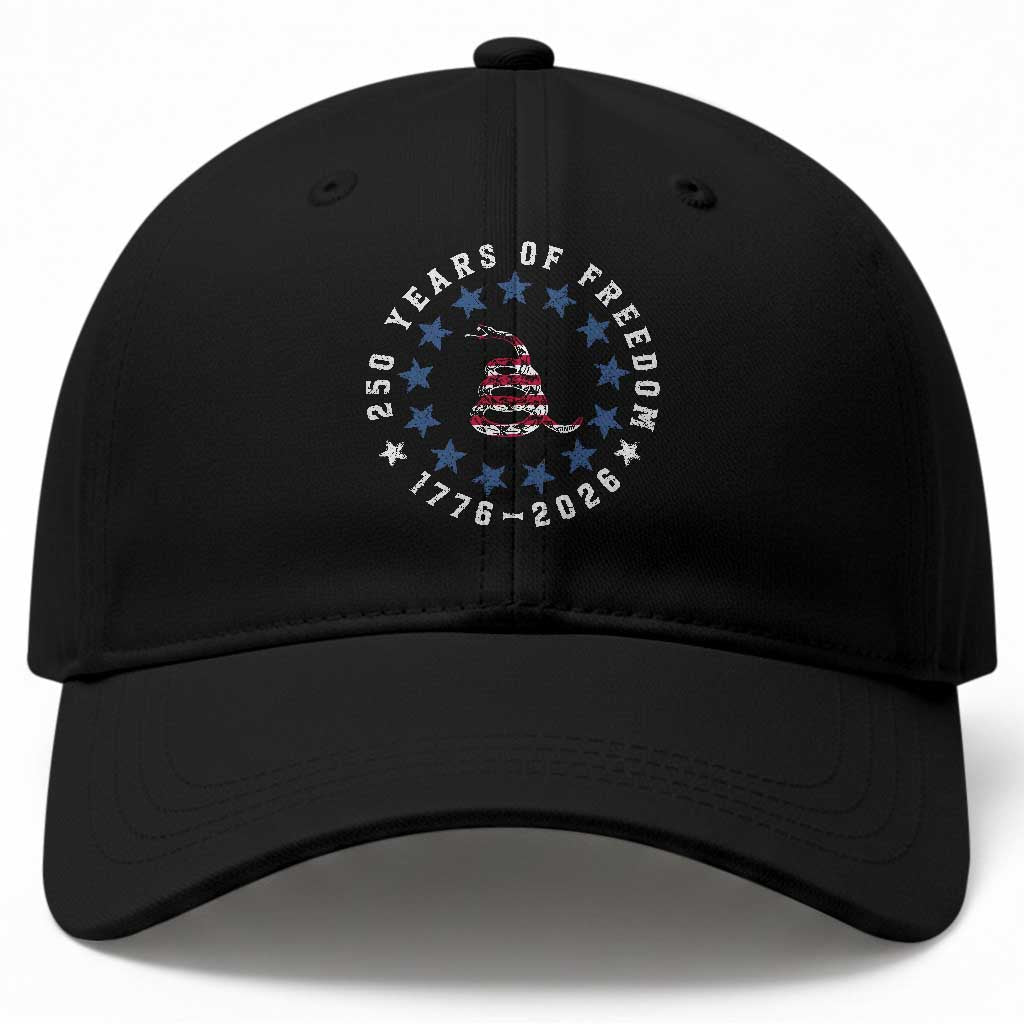 250 Years Of Freedom Baseball Cap Gadsden Betty Ross Flag Ring of Stars American Patriot US TS14 Print Your Wear