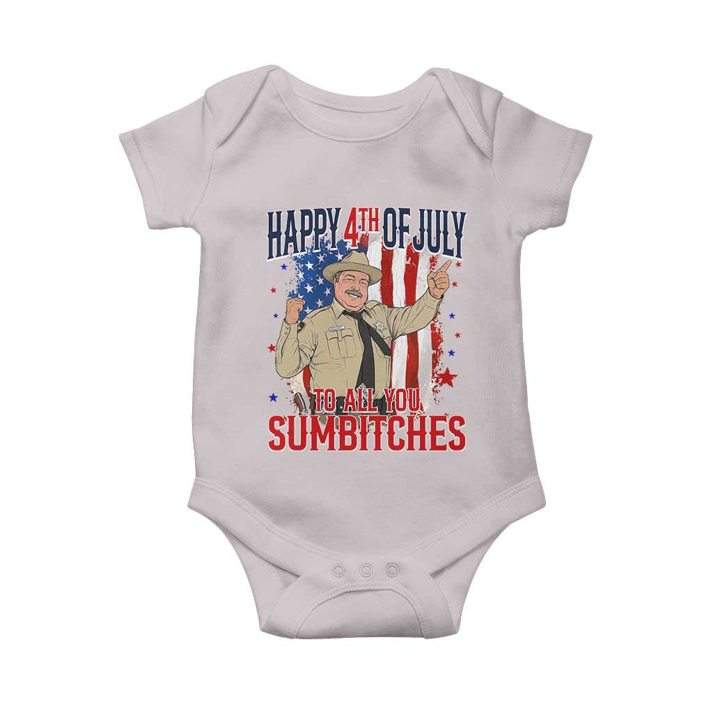 Happy 4th Of July To All You Sumbitches Baby Onesie Funny USA 250th Anniversary Independence Day