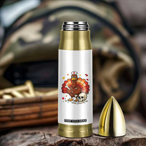 Funny Thanksgiving Nurse Turkey Bullet Tumbler Fall RN TS14 Print Your Wear