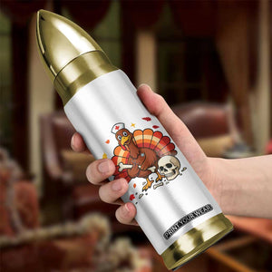 Funny Thanksgiving Nurse Turkey Bullet Tumbler Fall RN TS14 Print Your Wear