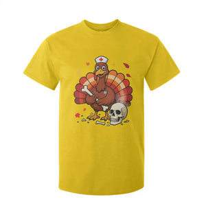 Funny Thanksgiving Nurse Turkey T Shirt For Kid Fall RN - Print Your Wear