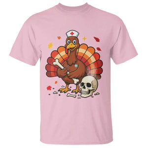Funny Thanksgiving Nurse Turkey T Shirt Fall RN - Print Your Wear