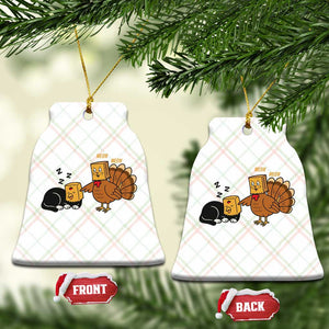 Funny Thanksgiving Ceramic Ornament Turkey Fake Cat Meow TS14 Print Your Wear