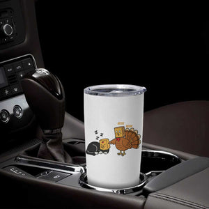 Funny Thanksgiving Tumbler Cup Turkey Fake Cat Meow TS14 Print Your Wear