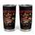 Funny Turkey Thanksgiving Tumbler Cup Eat Tacos TS14 Black Print Your Wear