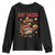 Funny Turkey Thanksgiving Youth Sweatshirt Eat Tacos TS14 Black Print Your Wear
