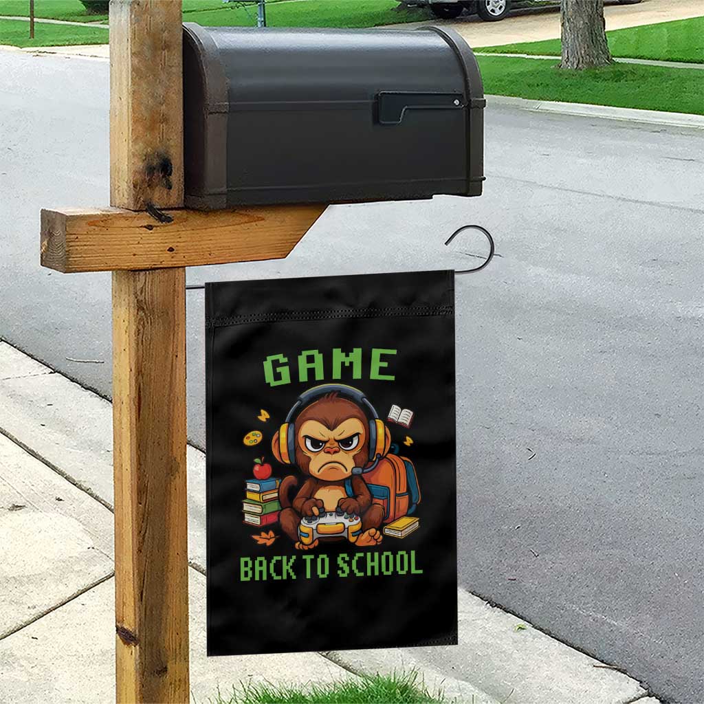 Funny Video Game Garden Flag Cute Monkey Back To School TS14 Print Your Wear