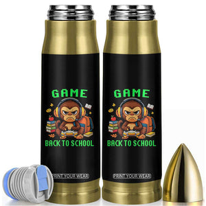 Funny Video Game Bullet Tumbler Cute Monkey Back To School TS14 White Print Your Wear