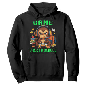 Funny Video Game Hoodie Cute Monkey Back To School TS14 Black Print Your Wear