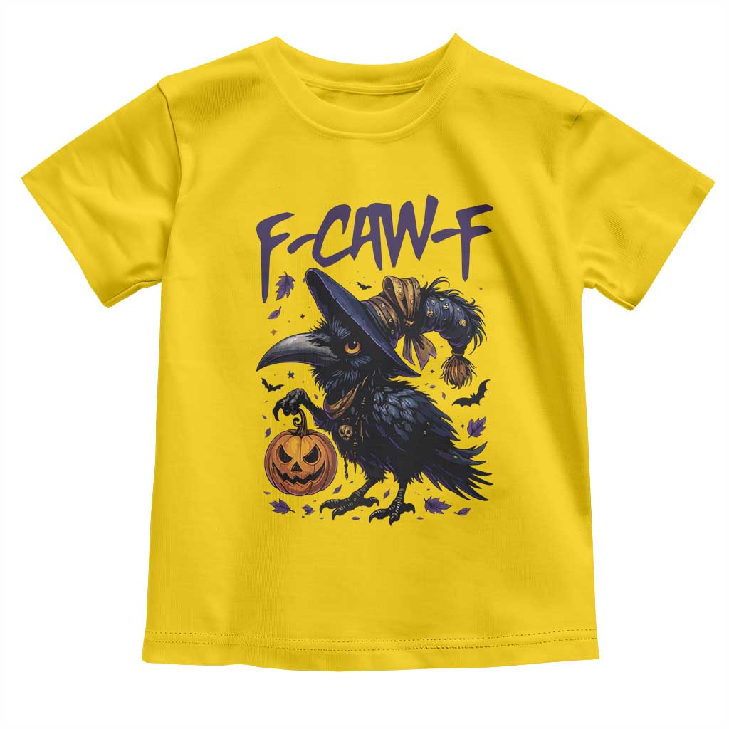 F Caw F Black Crow Halloween Meme Toddler T Shirt TS14 Daisy Print Your Wear