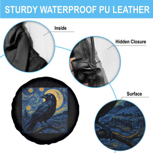 Starry Night Raven Moon Van Gogh Spare Tire Cover TS14 Print Your Wear