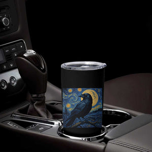 Starry Night Raven Moon Van Gogh Tumbler Cup TS14 Print Your Wear