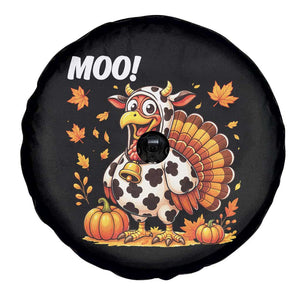 Funny Thanksgiving Spare Tire Cover Turkey Moo TS14 Print Your Wear