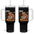Funny Thanksgiving Tumbler With Handle Turkey Moo - Print Your Wear