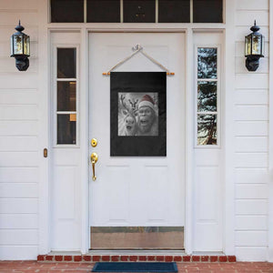 Funny Bigfoot Selfie Christmas Garden Flag Santa Reindeer Sasquatch Xmas TS14 Print Your Wear