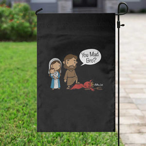 Funny Christian Garden Flag You Mad Bro Matthew 2:16 TS14 Print Your Wear