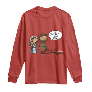 Funny Christian Long Sleeve Shirt You Mad Bro Matthew 2:16 TS14 Red Print Your Wear