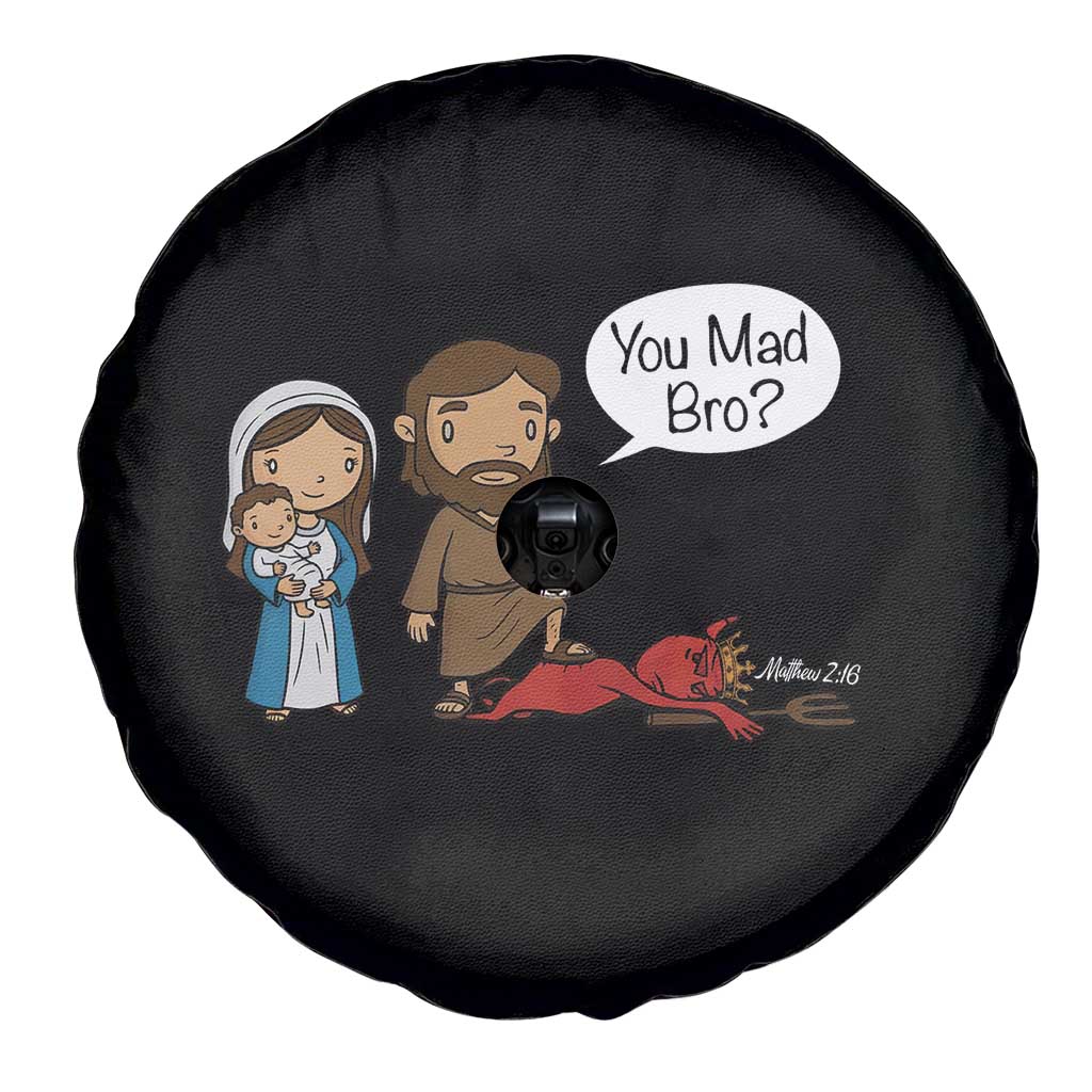 Funny Christian Spare Tire Cover You Mad Bro Matthew 2:16 TS14 Print Your Wear