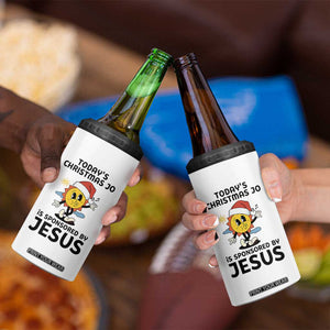 Funny Jesus Christian Christmas 4 in 1 Can Cooler Tumbler Today Is Good Mood Is Sponsored By Jesus TS14 Print Your Wear