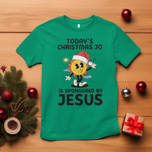 Funny Jesus Christian Christmas T Shirt Today Is Good Mood Is Sponsored By Jesus TS14 Irish Green Print Your Wear