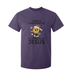 Funny Jesus Christian Christmas T Shirt For Kid Today Is Good Mood Is Sponsored By Jesus TS14 Purple Print Your Wear