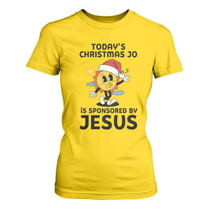 Funny Jesus Christian Christmas T Shirt For Women Today Is Good Mood Is Sponsored By Jesus TS14 Daisy Print Your Wear