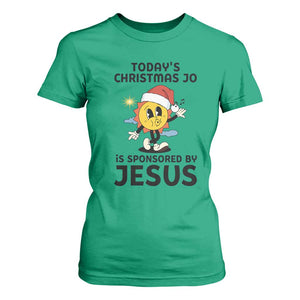 Funny Jesus Christian Christmas T Shirt For Women Today Is Good Mood Is Sponsored By Jesus TS14 Irish Green Print Your Wear