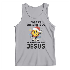 Funny Jesus Christian Christmas Tank Top Today Is Good Mood Is Sponsored By Jesus TS14 Athletic Heather Print Your Wear