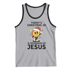 Funny Jesus Christian Christmas Tank Top Today Is Good Mood Is Sponsored By Jesus TS14 Athletic Heather Black Print Your Wear