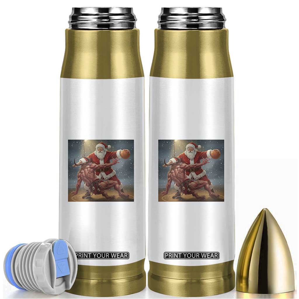 Funny Santa Basketball Bullet Tumbler Satan Christmas Meme TS14 Black Print Your Wear