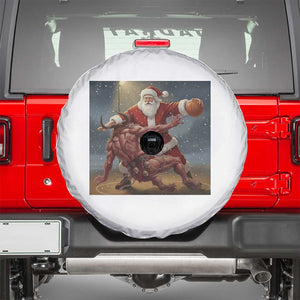Funny Santa Basketball Spare Tire Cover Satan Christmas Meme TS14 Black Print Your Wear