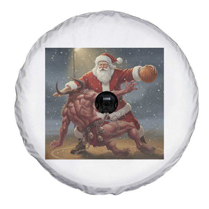 Funny Santa Basketball Spare Tire Cover Satan Christmas Meme TS14 Print Your Wear