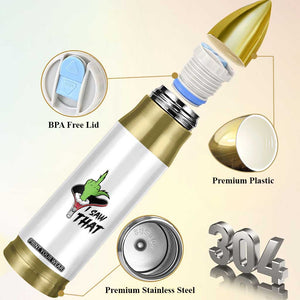 I Saw That Bullet Tumbler Funny Elf Hand Christmas TS14 Print Your Wear