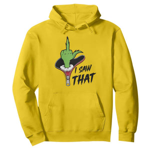 I Saw That Hoodie Funny Elf Hand Christmas TS14 Daisy Print Your Wear