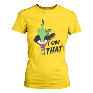 I Saw That T Shirt For Women Funny Elf Hand Christmas TS14 Daisy Print Your Wear