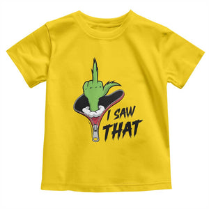 I Saw That Toddler T Shirt Funny Elf Hand Christmas TS14 Daisy Print Your Wear
