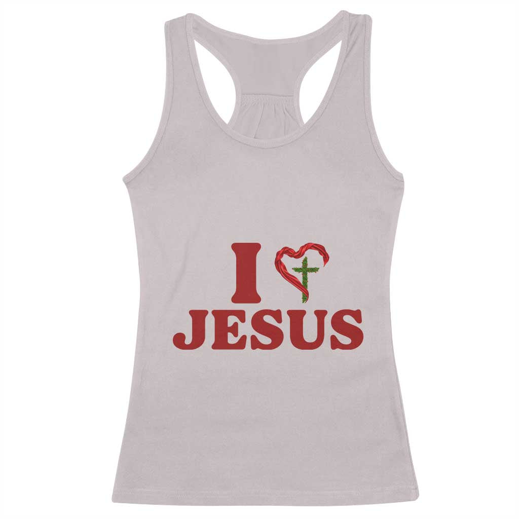 Jesus Christian Racerback Tank Top Religious Faith Inspirational Bible Verse TS14 Ice Gray Print Your Wear