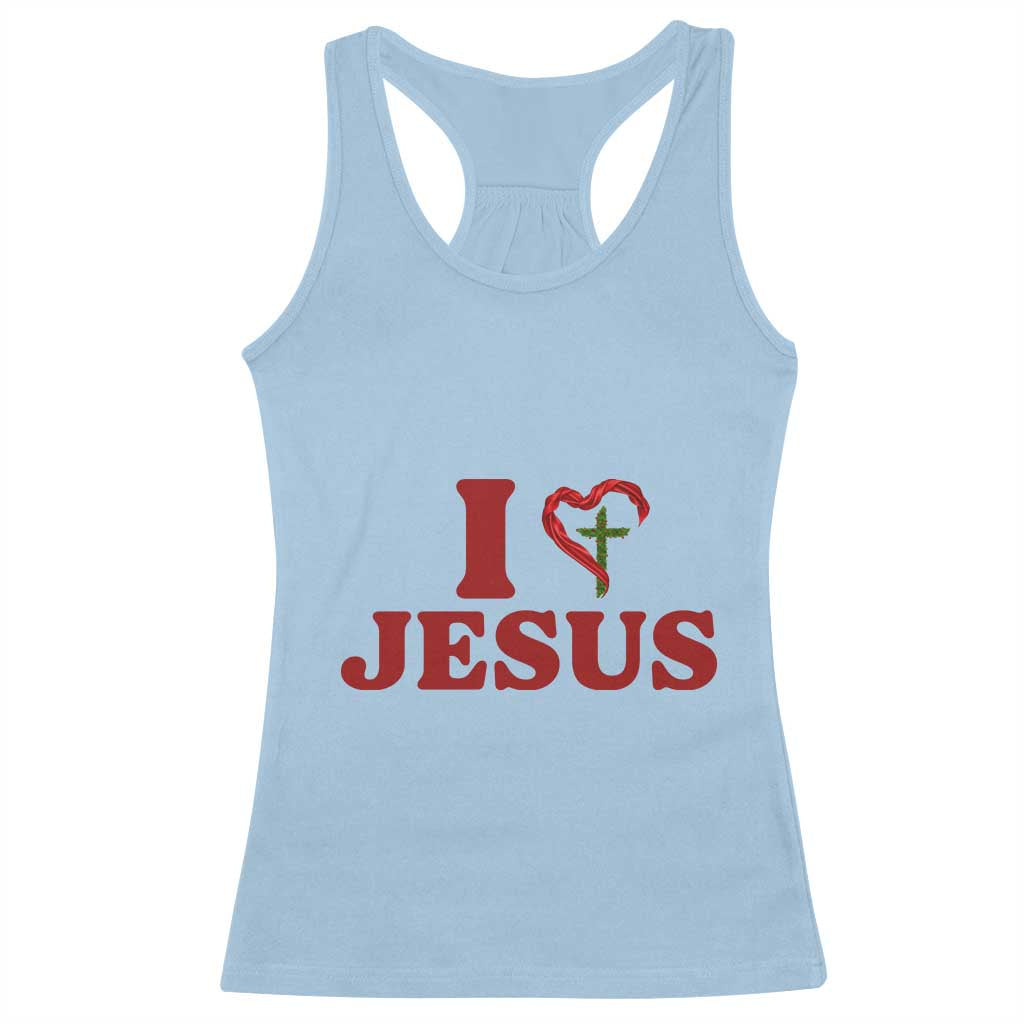 Jesus Christian Racerback Tank Top Religious Faith Inspirational Bible Verse TS14 Light Blue Print Your Wear